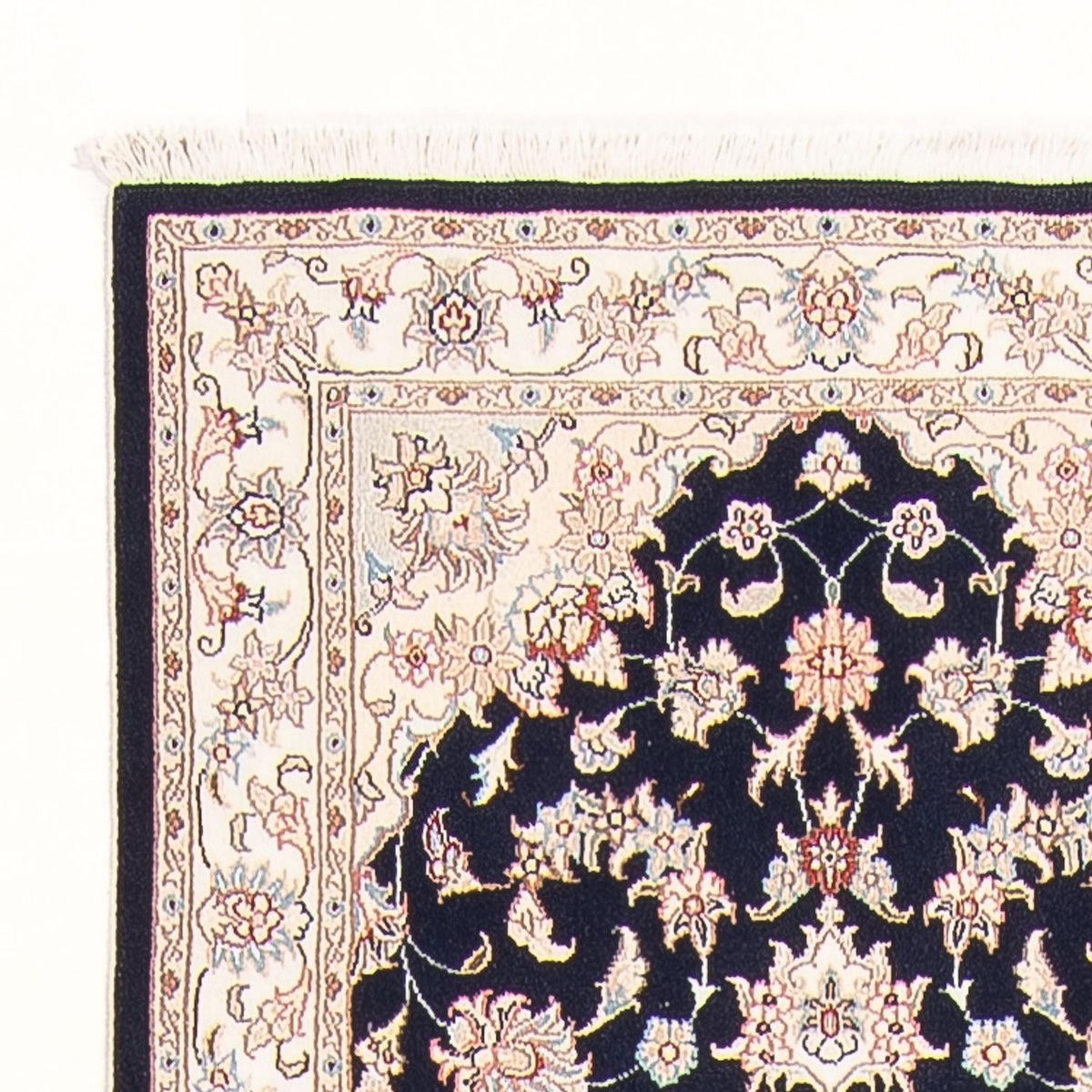 Tabriz - 50 Raj Alfombra 80x297cm - Alfombra persa - azul oscuro