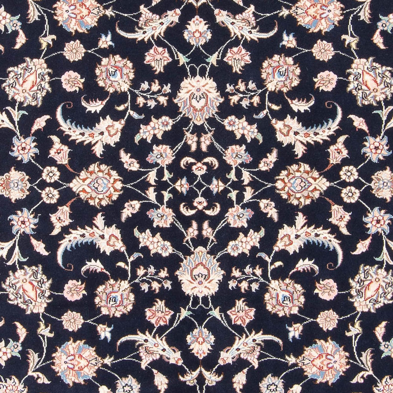 Alfombra Persa - Tabriz - Real - 201 x 153 cm - azul oscuro