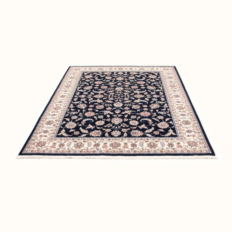 Alfombra Persa - Tabriz - Real - 201 x 153 cm - azul oscuro