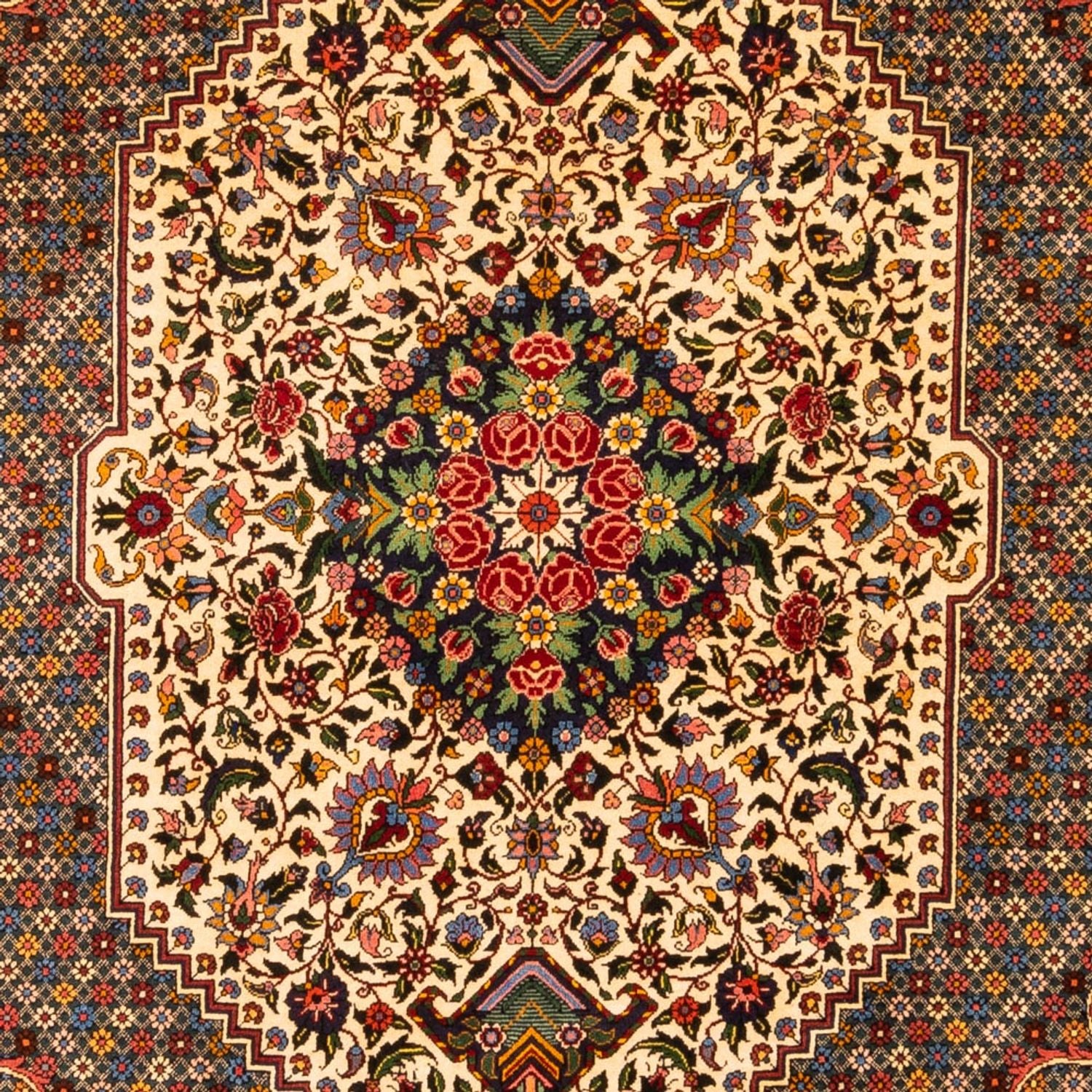 Alfombra persa - Nómada - 305 x 206 cm - beige oscuro