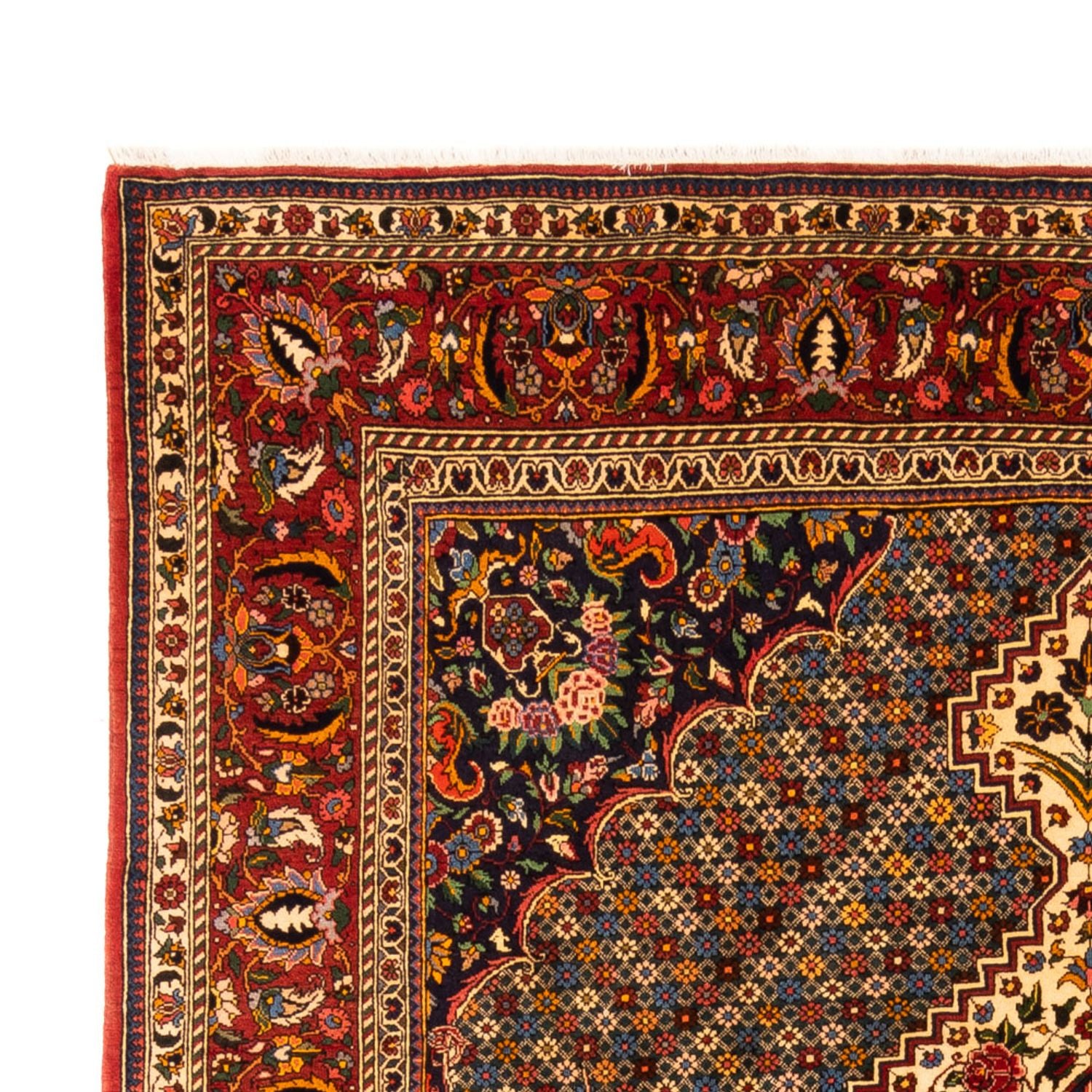 Alfombra persa - Nómada - 305 x 206 cm - beige oscuro
