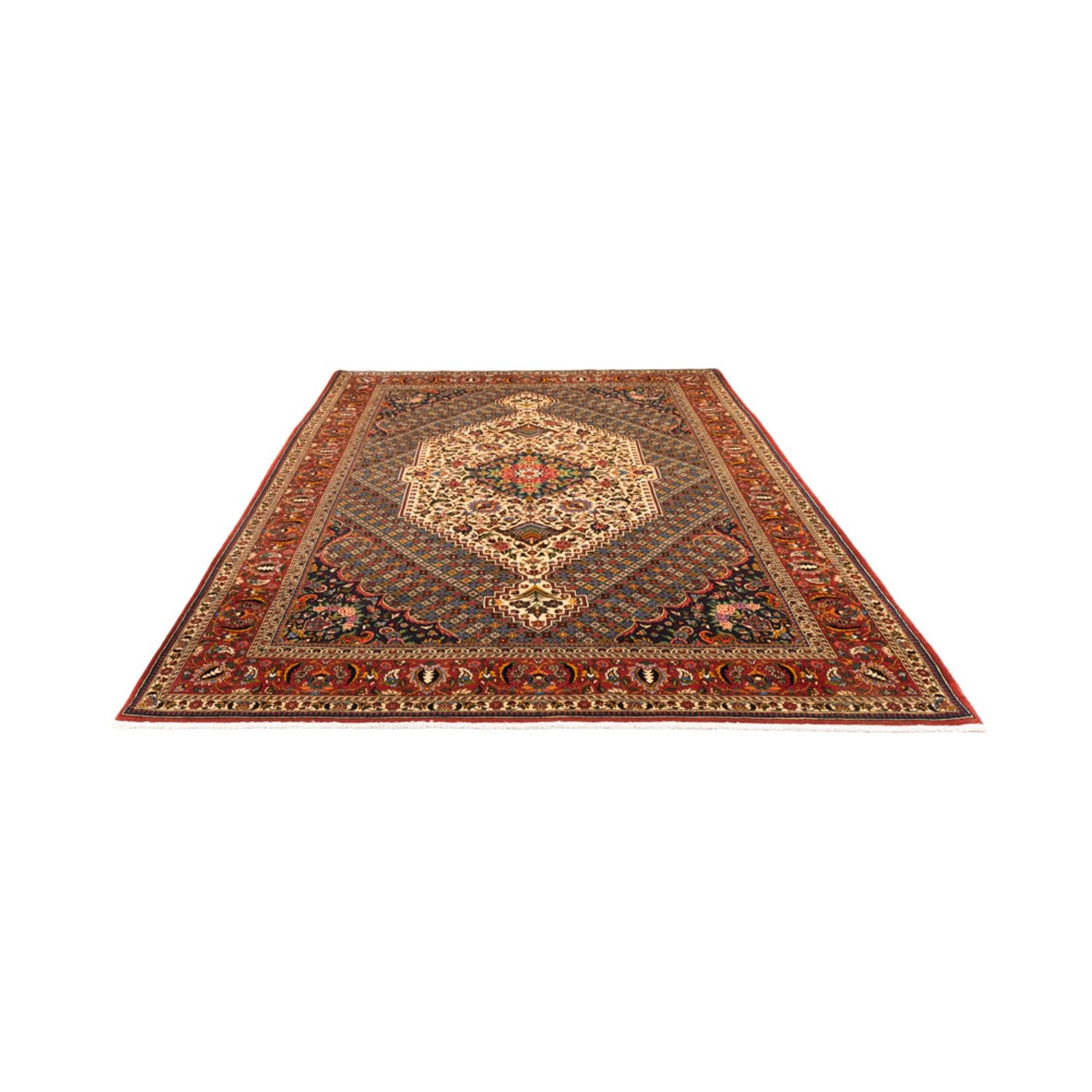 Alfombra persa - Nómada - 305 x 206 cm - beige oscuro