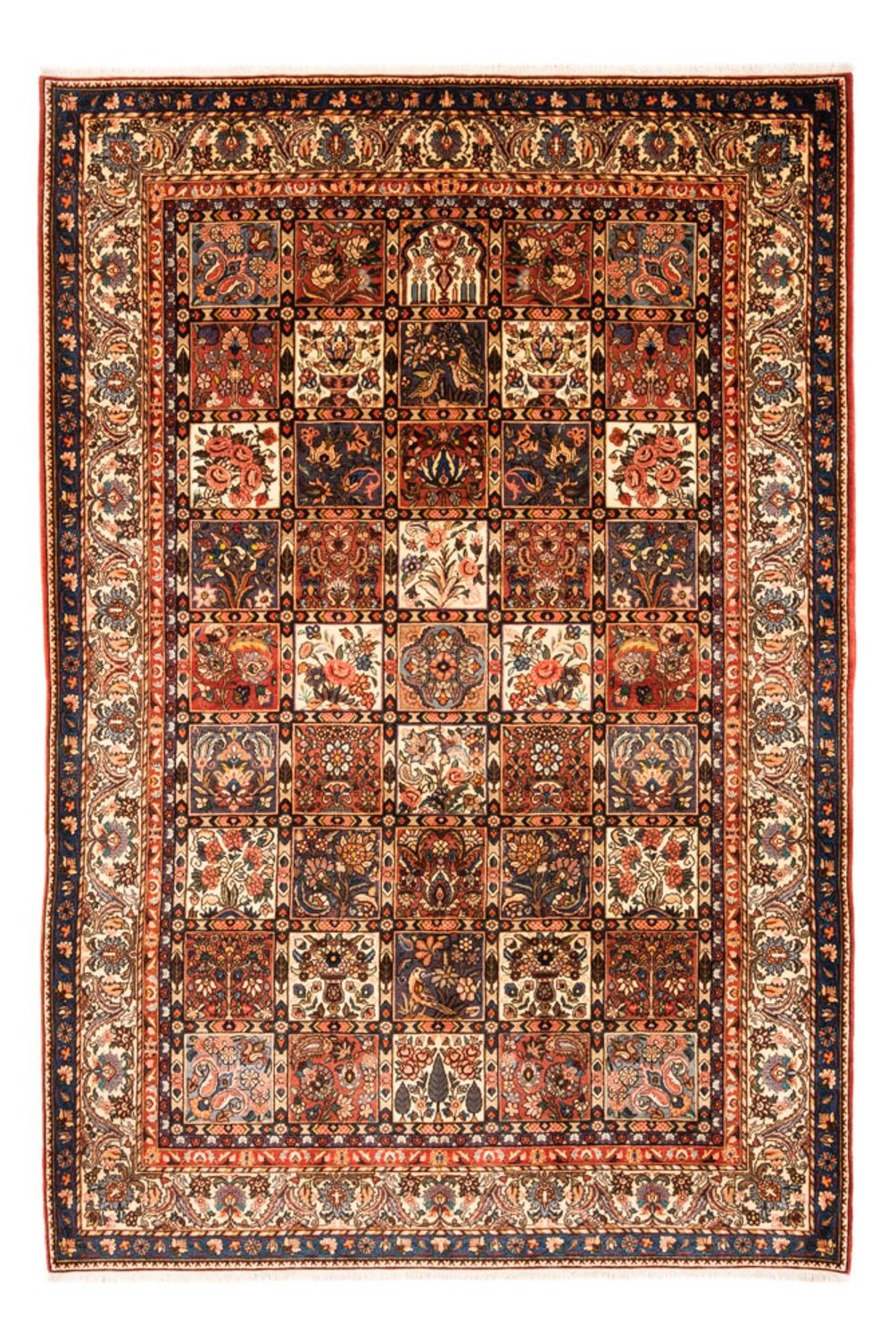 Alfombra persa - Nómada - 305 x 210 cm - beige oscuro