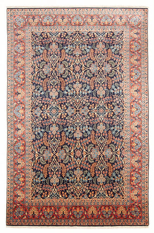 Alfombra persa - Clásica - 322 x 202 cm - azul oscuro