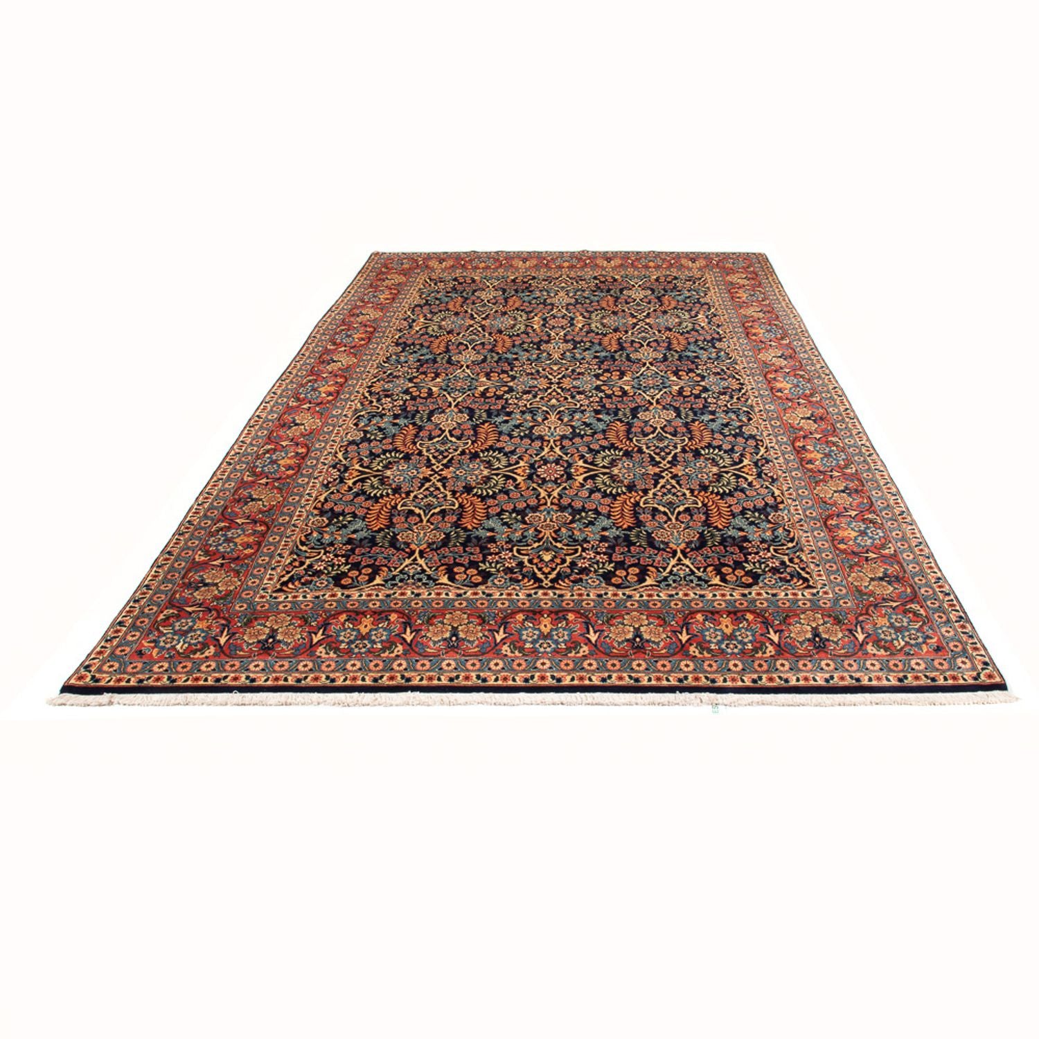 Alfombra persa - Clásica - 322 x 202 cm - azul oscuro