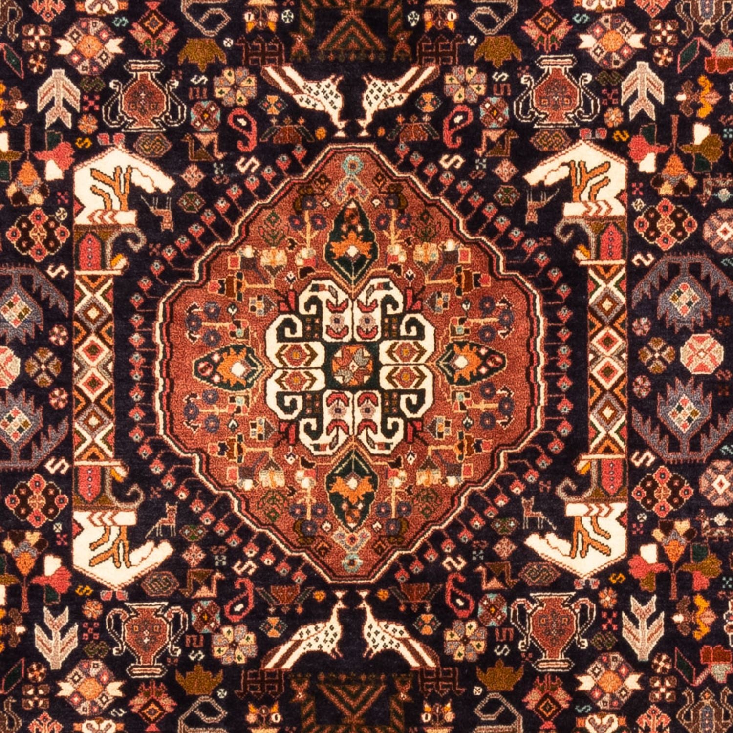 Alfombra persa - Nómada - 250 x 160 cm - azul oscuro