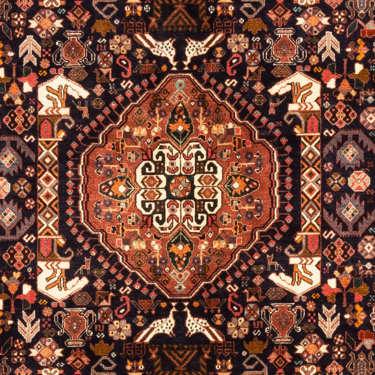 Alfombra persa - Nómada - 250 x 160 cm - azul oscuro