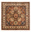 Alfombra persa - Nómada cuadrado  - 207 x 199 cm - beige oscuro