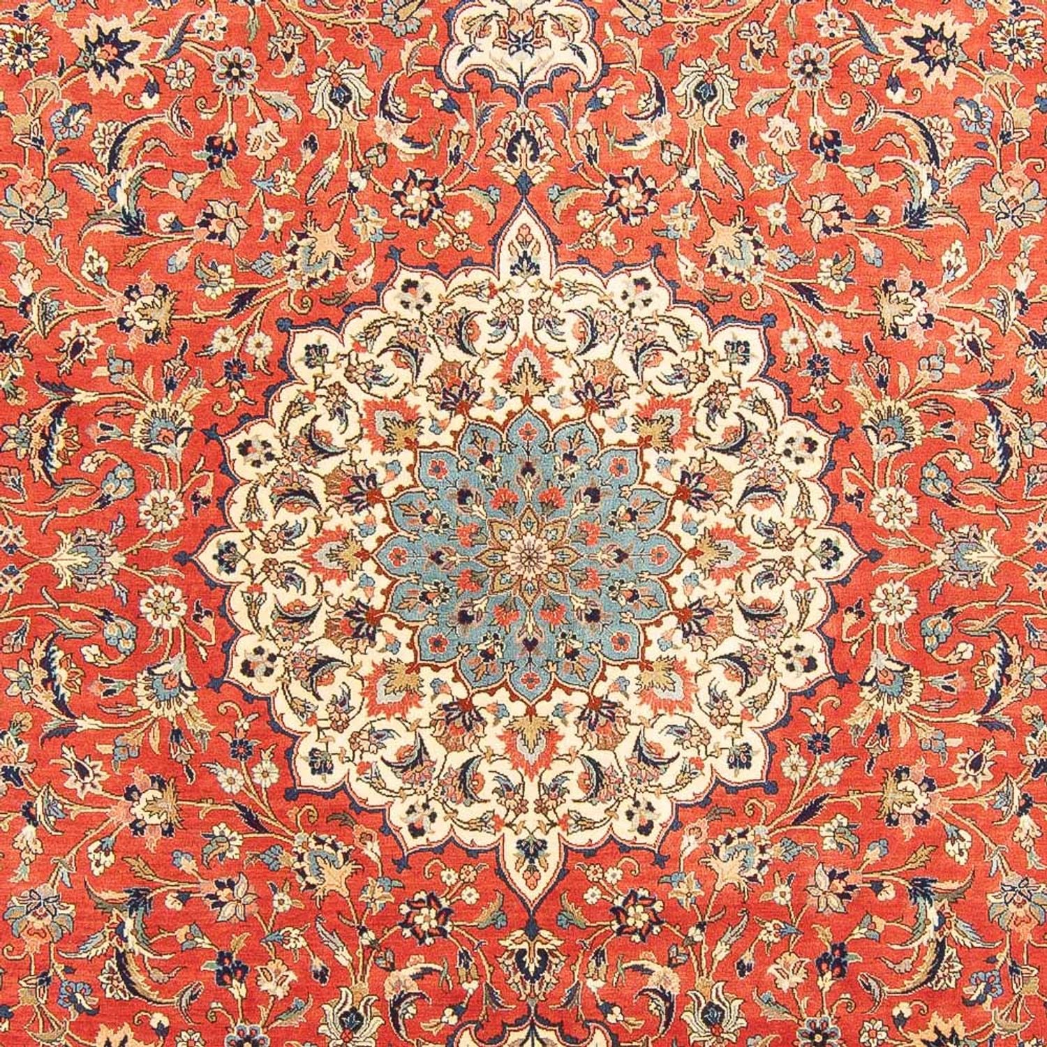 Alfombra persa - Ghom - 317 x 220 cm - rojo