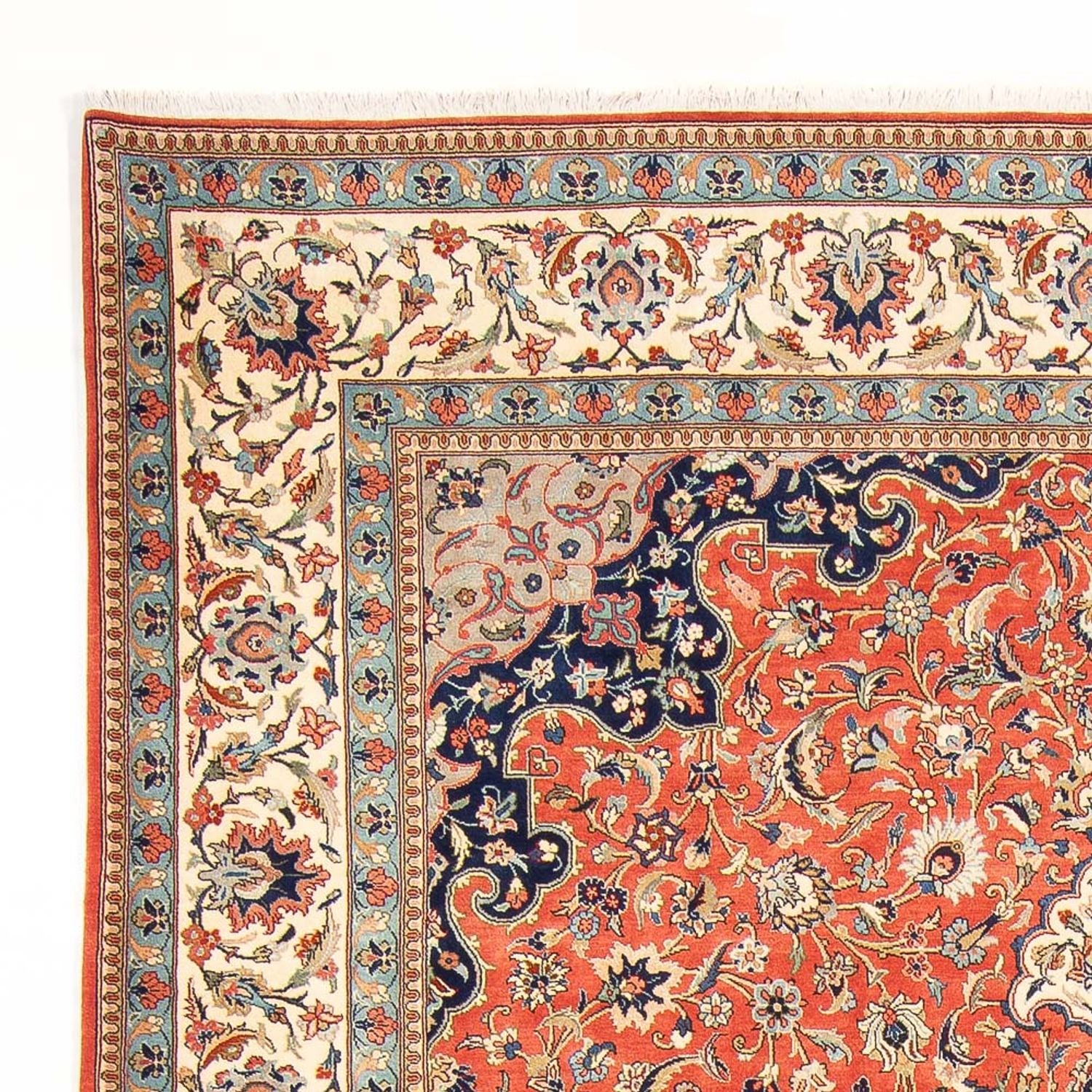 Alfombra persa - Ghom - 317 x 220 cm - rojo