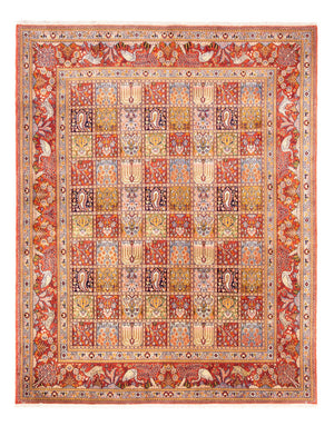 Alfombra persa - Clásica - 244 x 198 cm - salmón