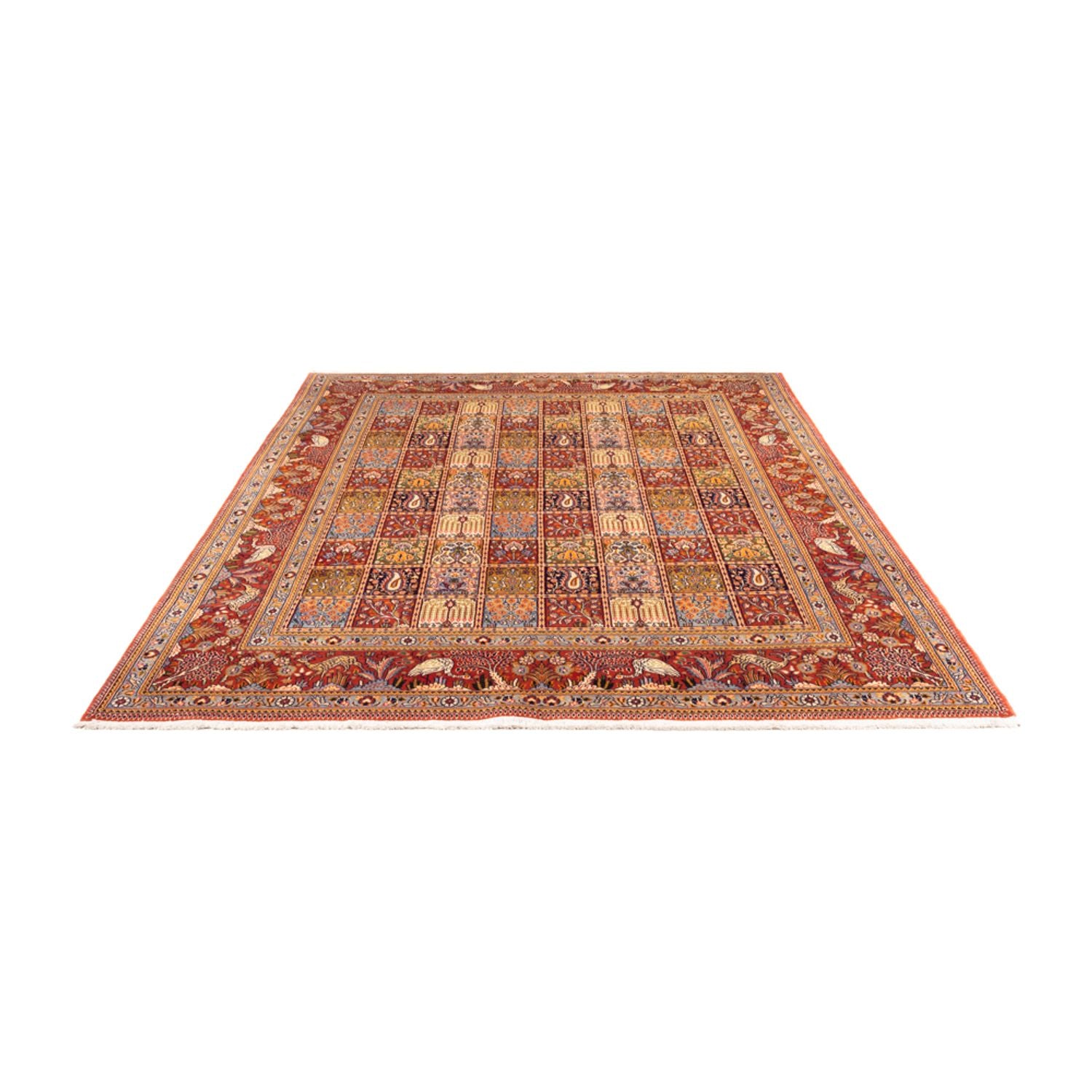 Alfombra persa - Clásica - 244 x 198 cm - salmón