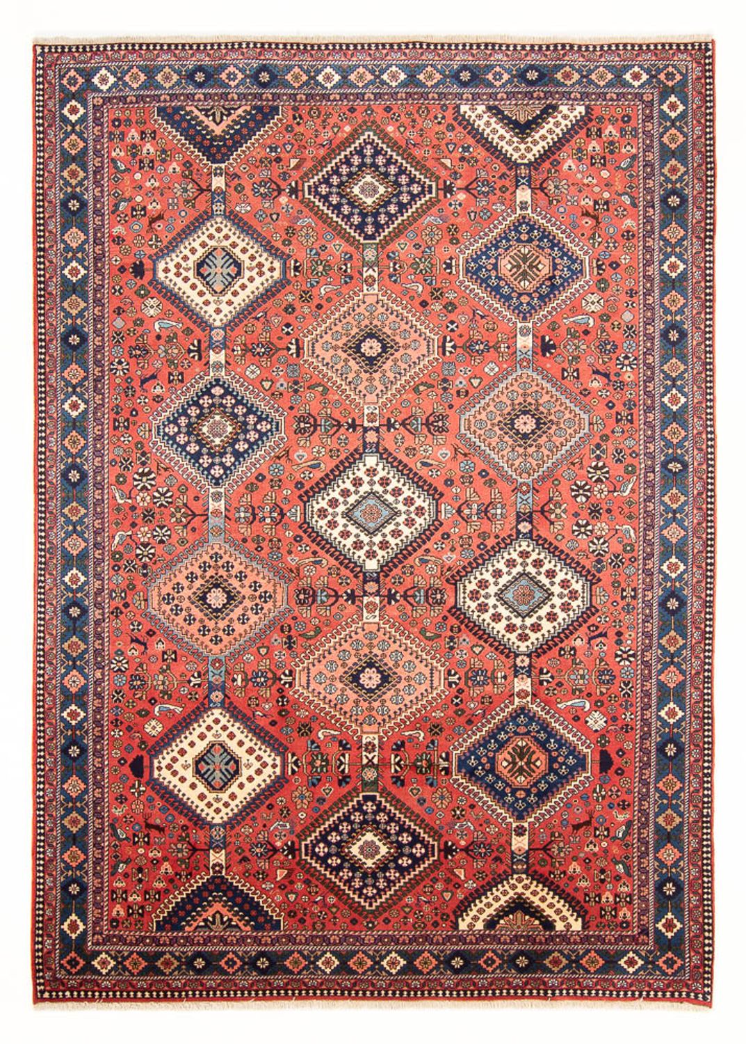 Alfombra persa - Nómada - 288 x 204 cm - rojo