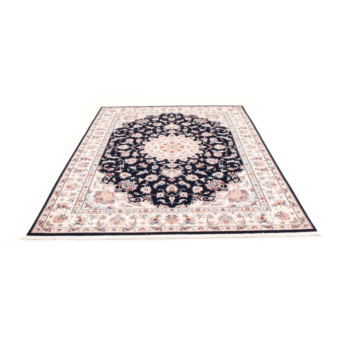 Alfombra Persa - Tabriz - Real - 234 x 168 cm - azul oscuro