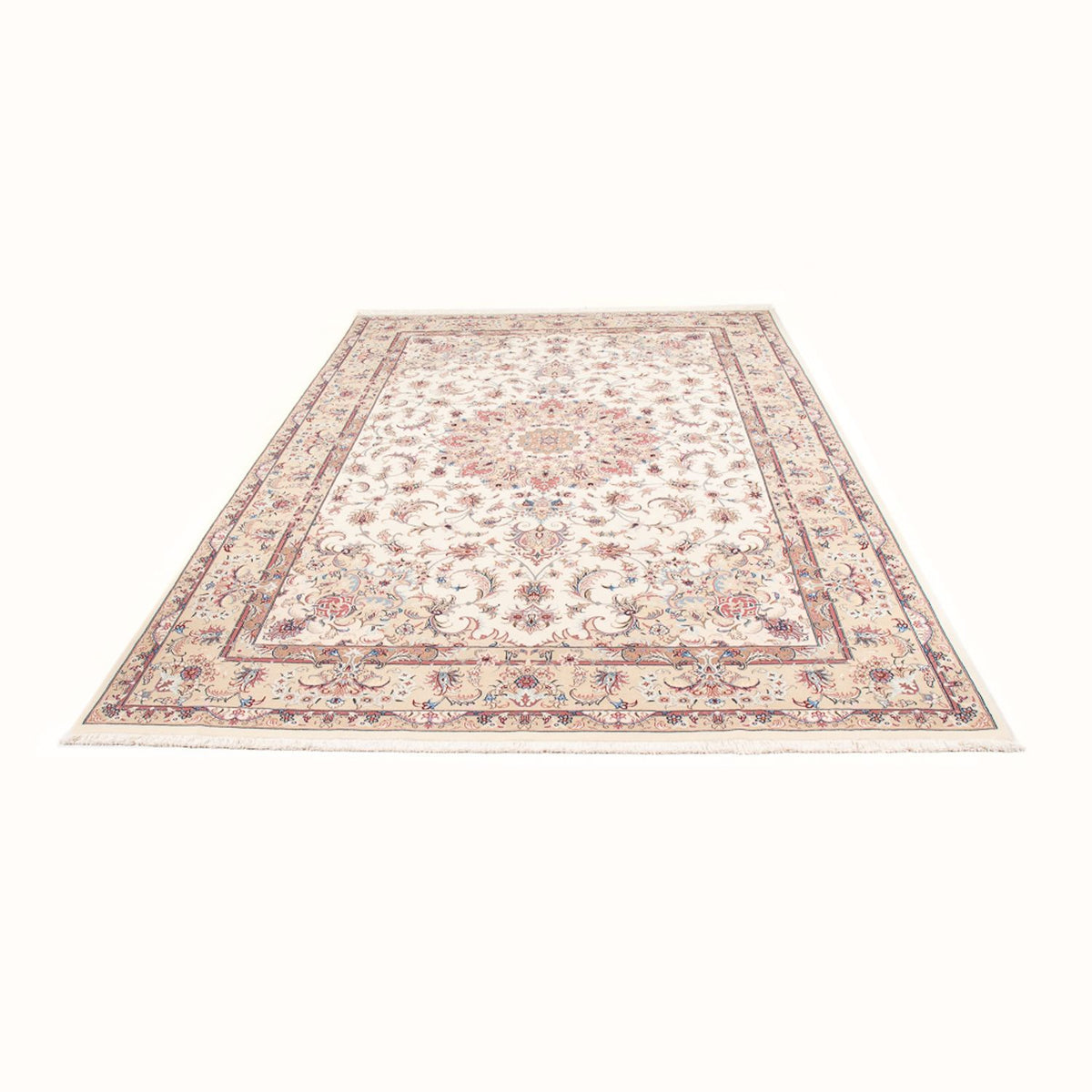 Alfombra Persa - Tabriz - Real - 297 x 198 cm - crema