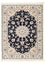 Alfombra Persa - Nain - Prima - 132 x 74 cm - azul oscuro
