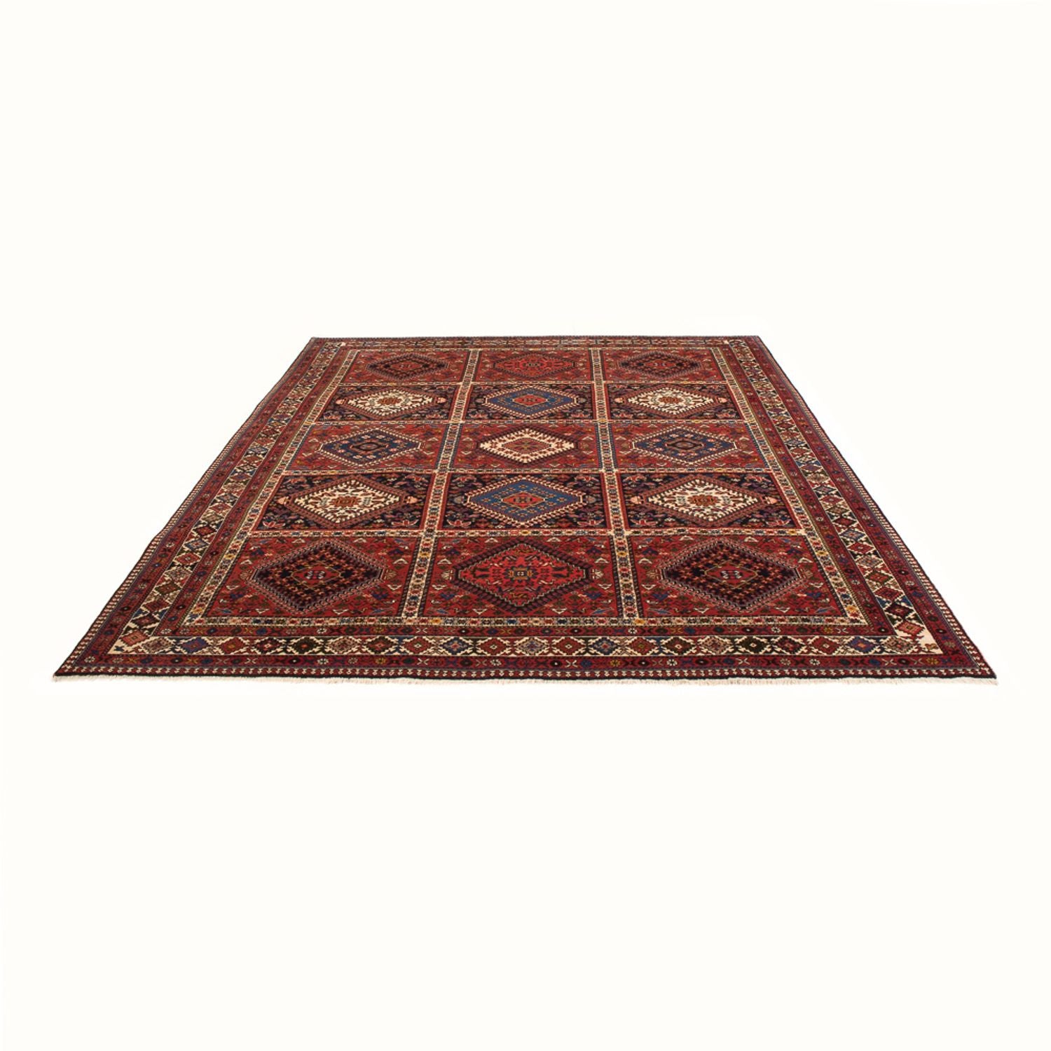 Alfombra persa - Nómada - 296 x 210 cm - multicolor