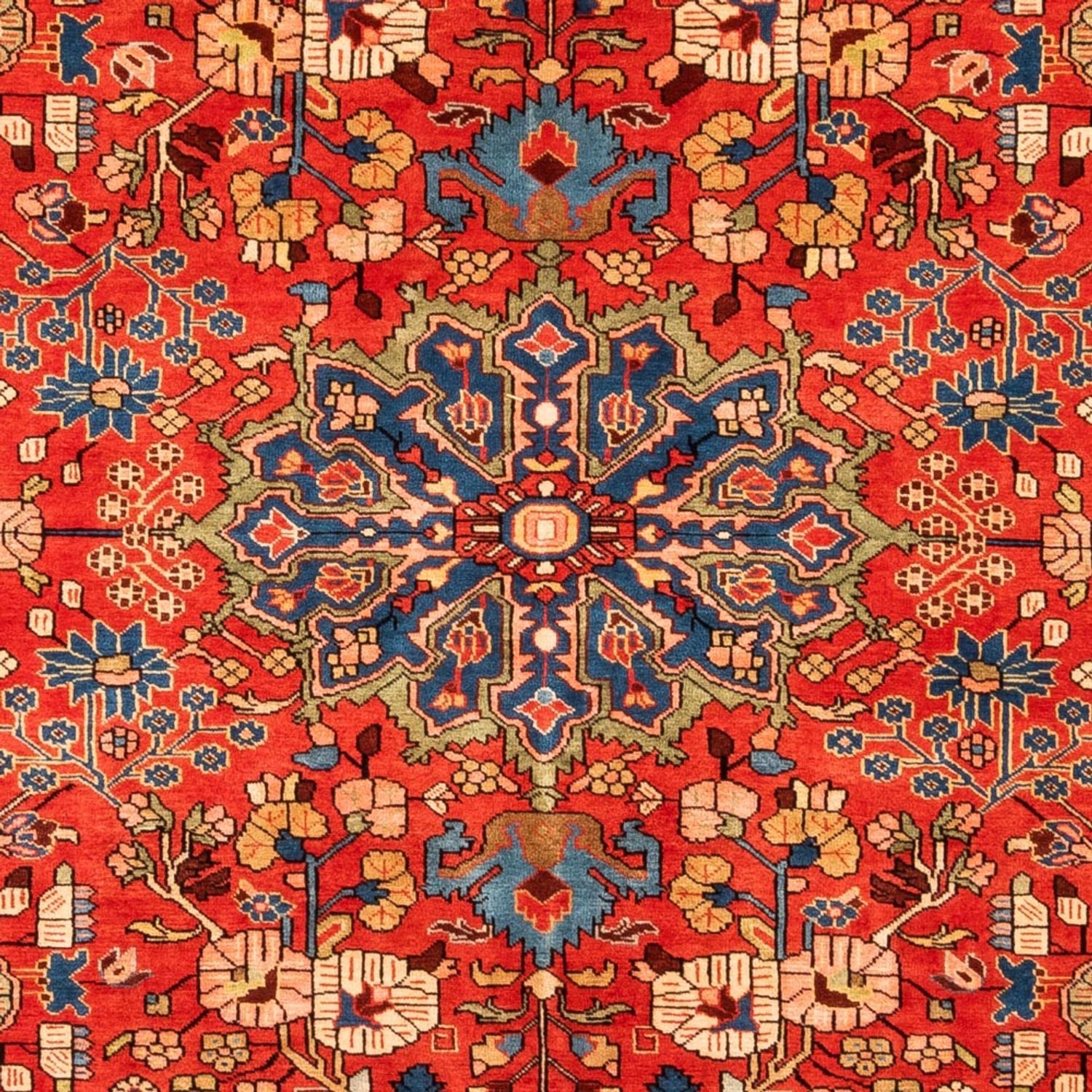 Alfombra persa - Nómada - 286 x 202 cm - rojo