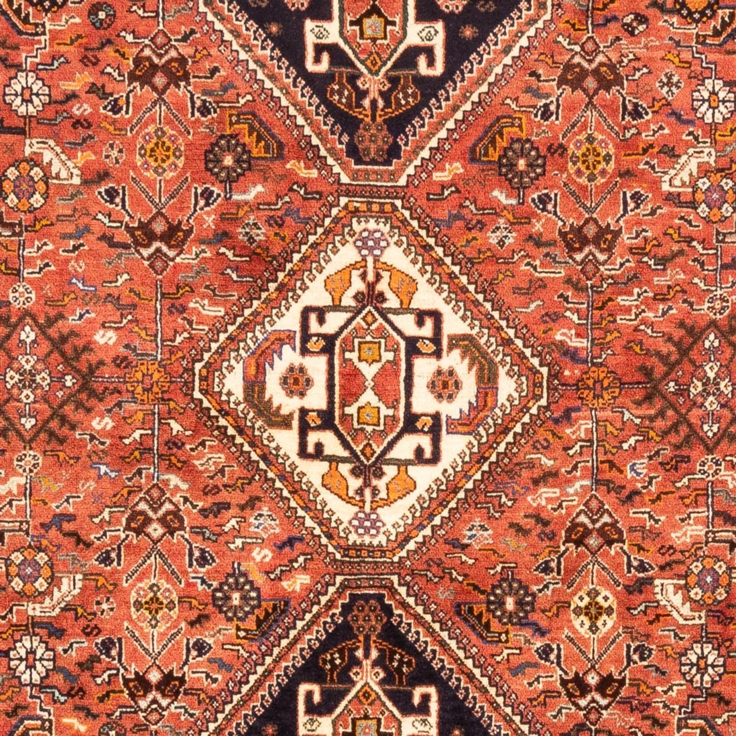 Alfombra persa - Nómada - 253 x 170 cm - rojo