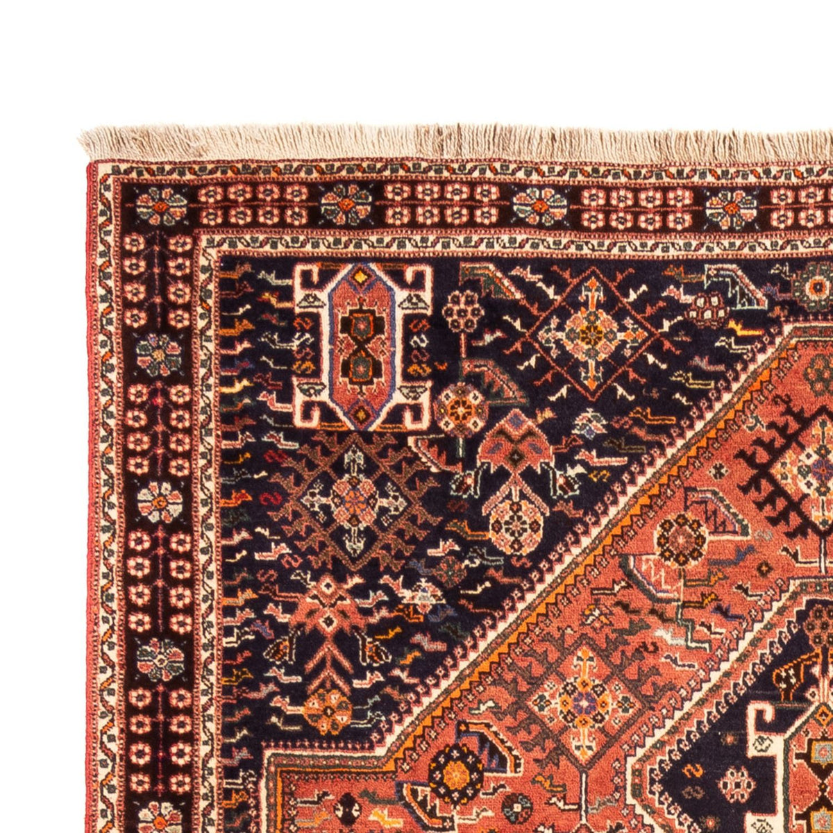 Alfombra persa - Nómada - 253 x 170 cm - rojo