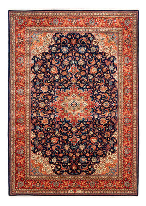 Alfombra persa - Clásica - 255 x 180 cm - azul oscuro