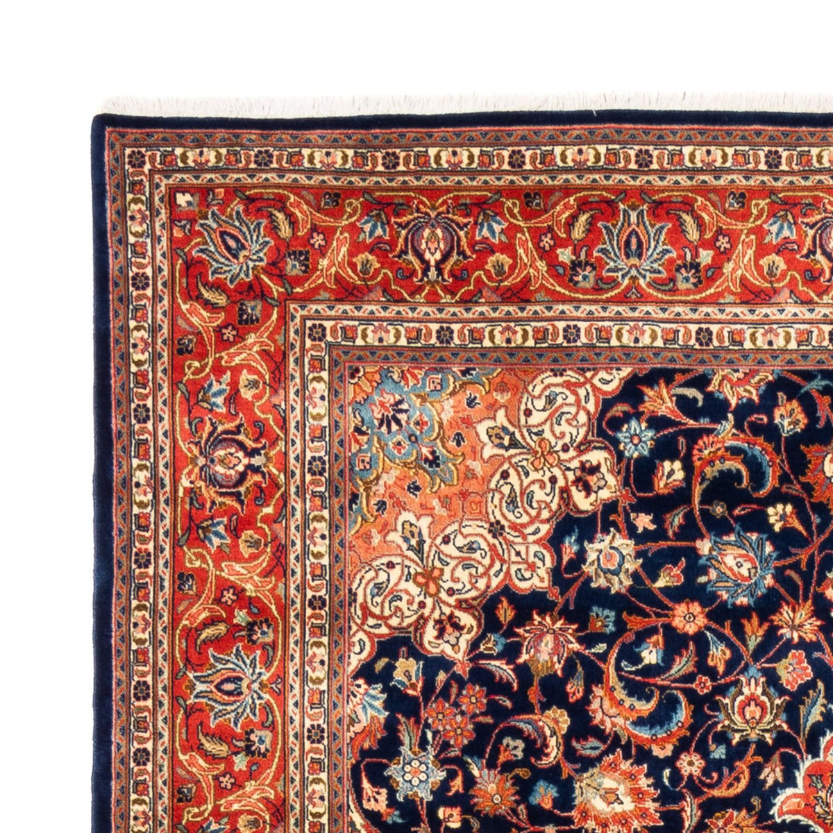 Alfombra persa - Clásica - 255 x 180 cm - azul oscuro