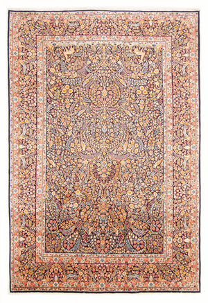 Alfombra persa - Clásica - 295 x 195 cm - azul oscuro