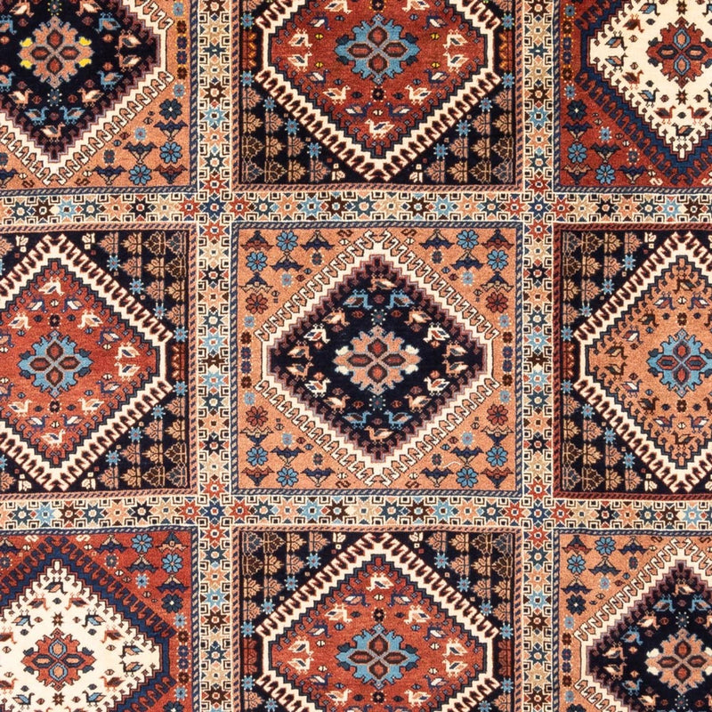 Alfombra persa - Nómada - 306 x 206 cm - rojo burdeos
