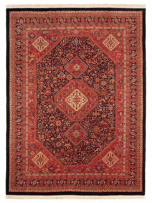 Alfombra persa - Nómada - 295 x 213 cm - azul oscuro
