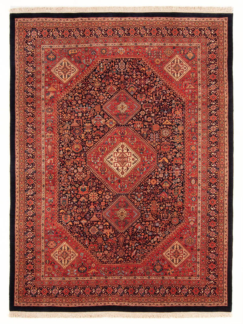 Alfombra persa - Nómada - 295 x 213 cm - azul oscuro