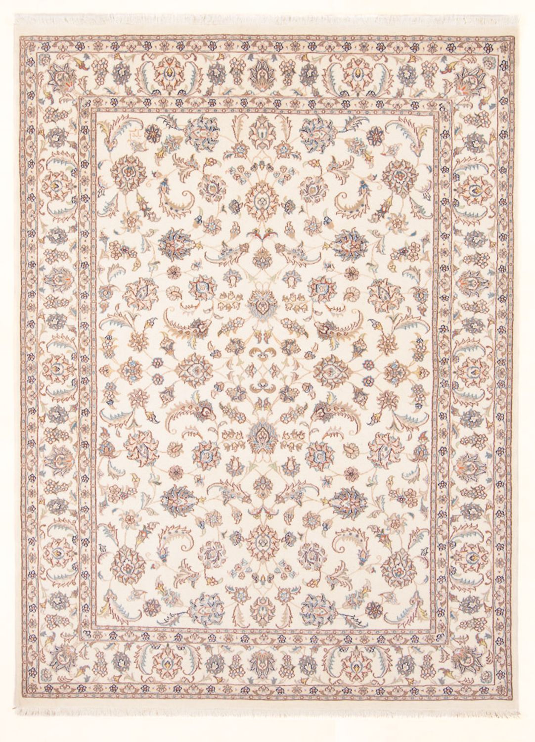 Alfombra Persa - Tabriz - Real - 209 x 149 cm - crema