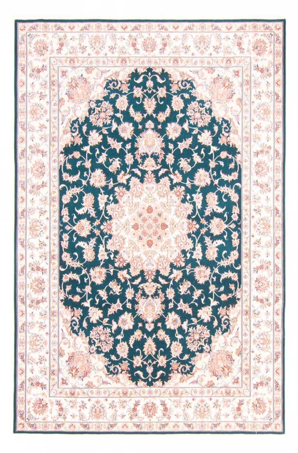 Alfombra Persa - Tabriz - Real - 240 x 170 cm - verde