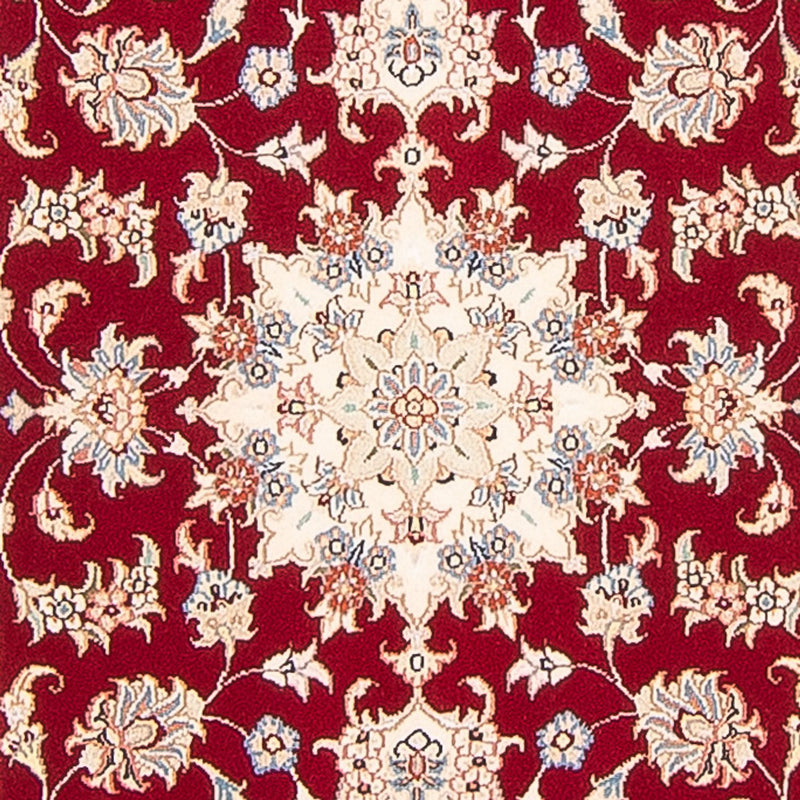 Alfombra de pasillo Alfombra Persa - Tabriz - Real - 305 x 80 cm - rojo