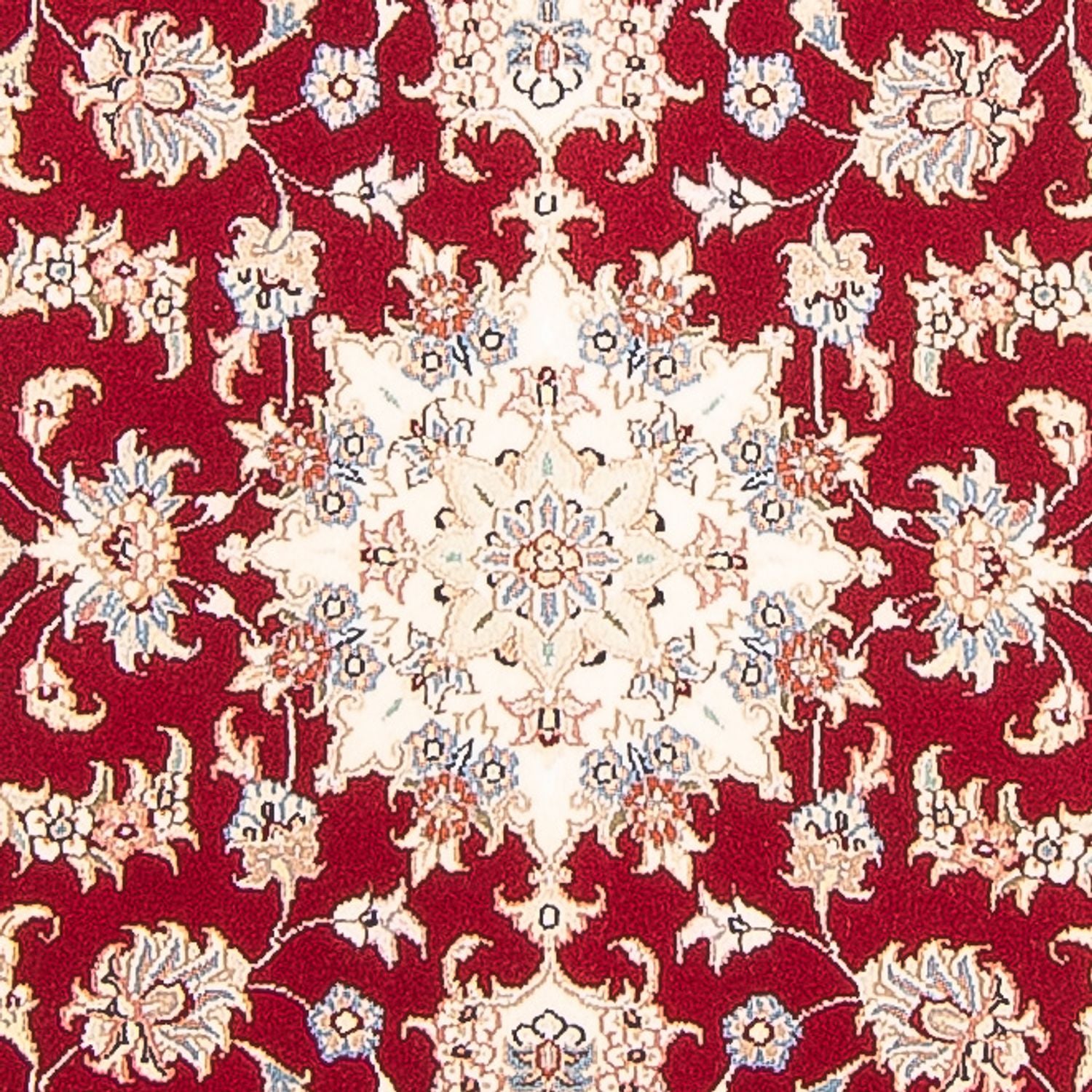 Alfombra de pasillo Alfombra Persa - Tabriz - Real - 305 x 81 cm - rojo
