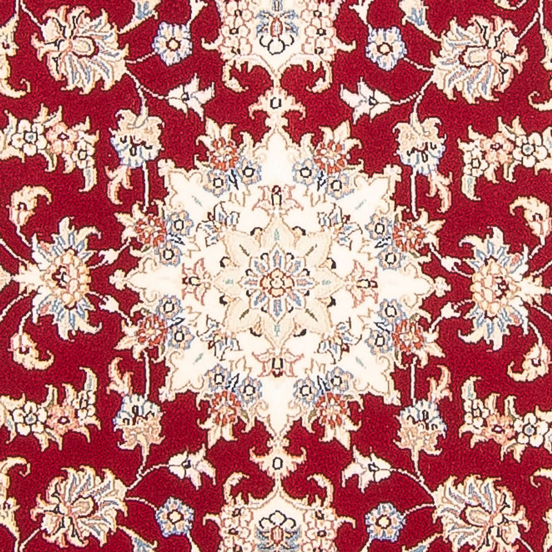 Alfombra de pasillo Alfombra Persa - Tabriz - Real - 305 x 81 cm - rojo