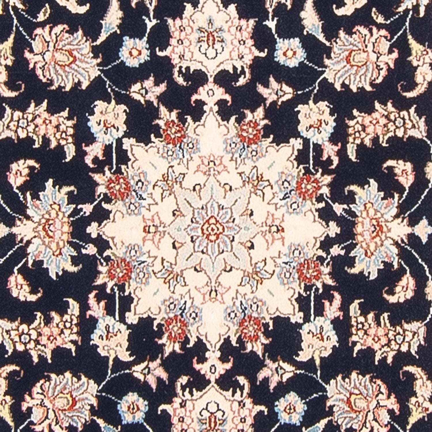 Alfombra de pasillo Alfombra Persa - Tabriz - Real - 295 x 81 cm - azul oscuro