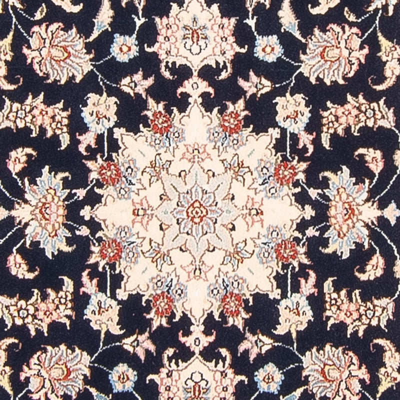 Alfombra de pasillo Alfombra Persa - Tabriz - Real - 295 x 81 cm - azul oscuro