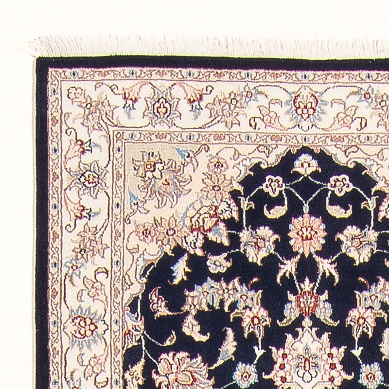 Alfombra de pasillo Alfombra Persa - Tabriz - Real - 295 x 81 cm - azul oscuro