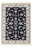 Alfombra Persa - Nain - Prima - 118 x 80 cm - azul oscuro