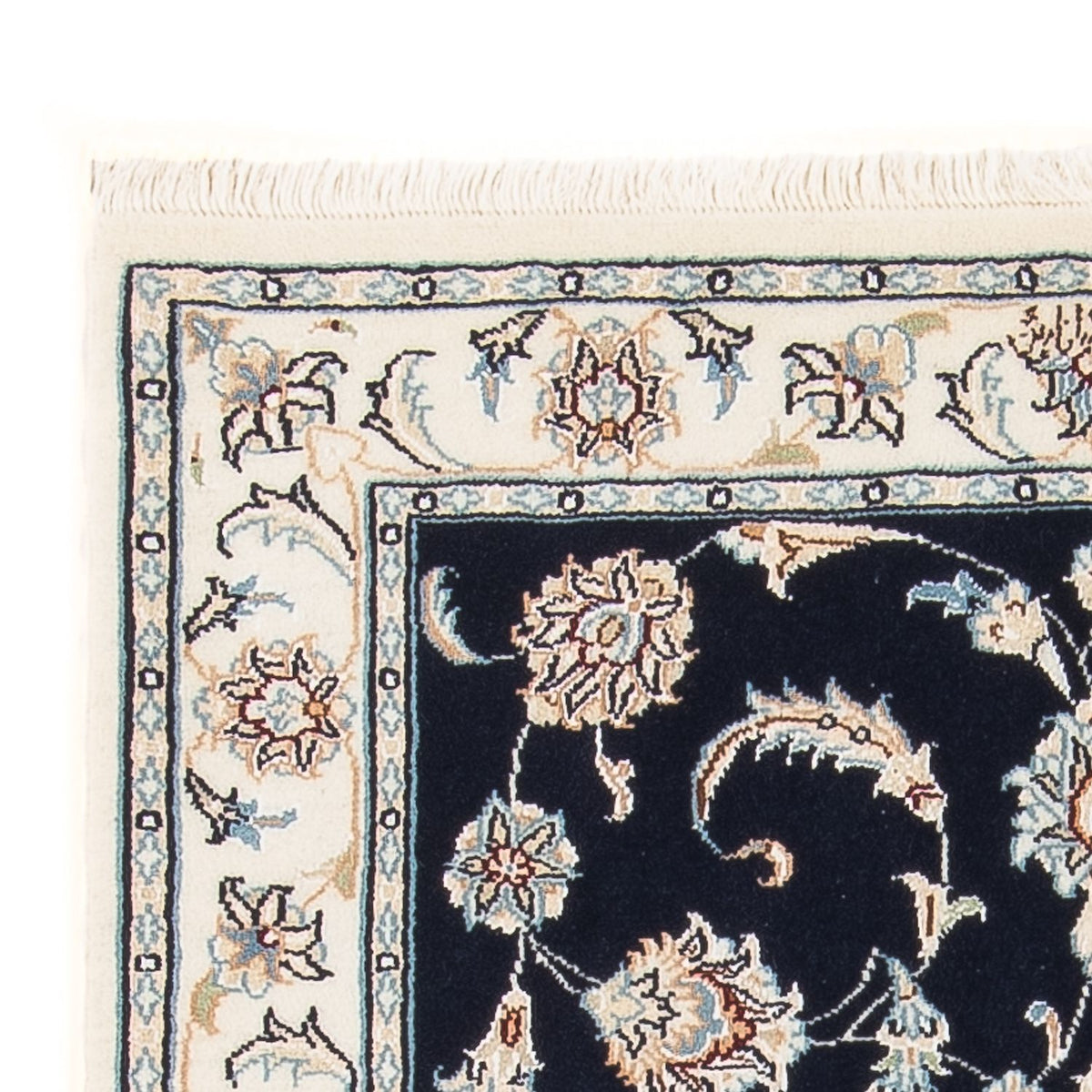 Alfombra Persa - Nain - Prima - 118 x 80 cm - azul oscuro