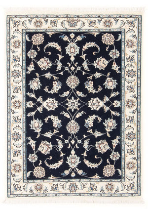 Alfombra Persa - Nain - Prima - 115 x 80 cm - azul oscuro
