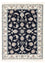 Alfombra Persa - Nain - Prima - 115 x 80 cm - azul oscuro