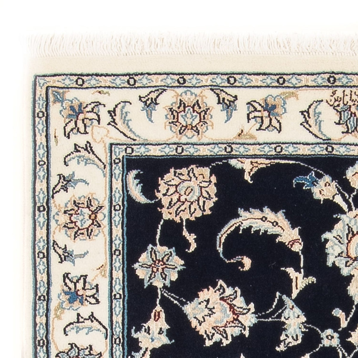 Alfombra Persa - Nain - Prima - 115 x 80 cm - azul oscuro