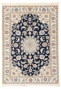 Alfombra Persa - Nain - Prima - 120 x 80 cm - azul oscuro