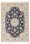 Alfombra Persa - Nain - Prima - 120 x 80 cm - azul oscuro