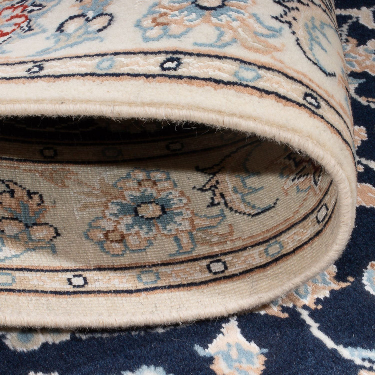 Alfombra Persa - Nain - Prima - 120 x 80 cm - azul oscuro