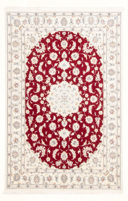 Alfombra Persa - Nain - Real - 178 x 118 cm - rojo