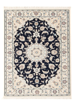 Alfombra Persa - Nain - Prima - 117 x 81 cm - azul oscuro