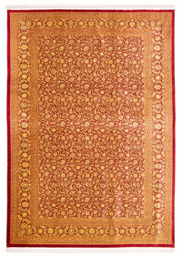 Alfombra de seda - Ghom Seda - Prima - 300 x 205 cm - naranja