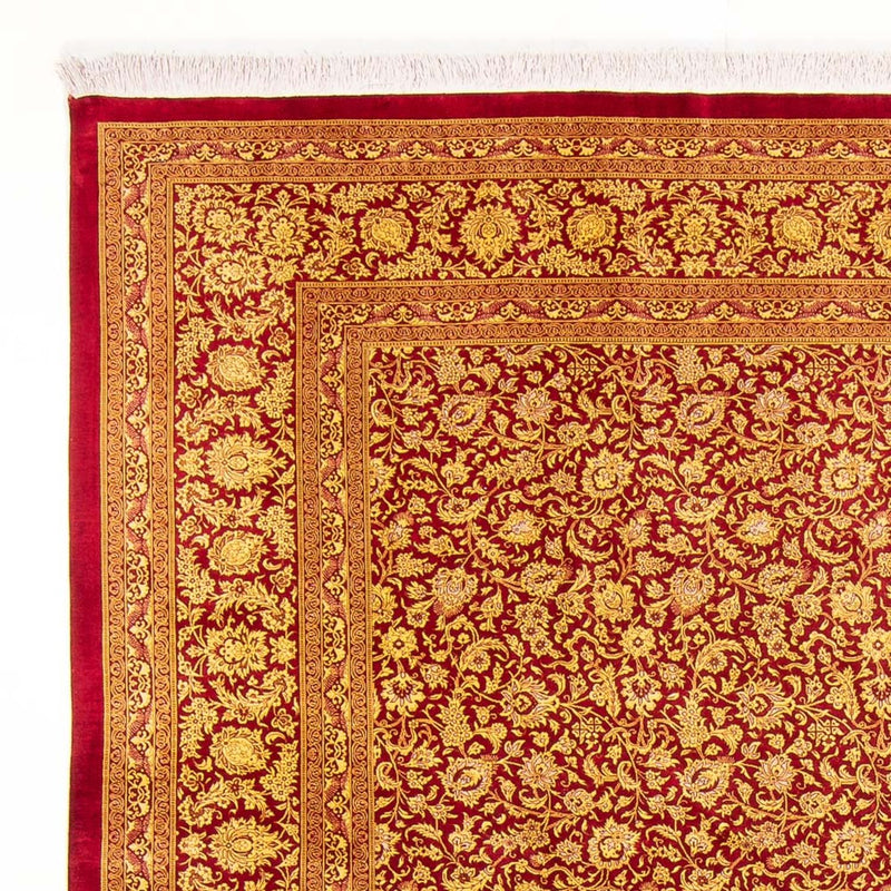 Alfombra de seda - Ghom Seda - Prima - 300 x 205 cm - naranja
